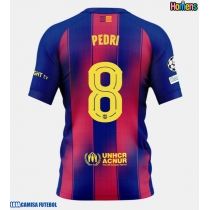 Camisa de Futebol Barcelona Pedri Gonzalez #8 Equipamento Principal 2025-26 Manga Curta